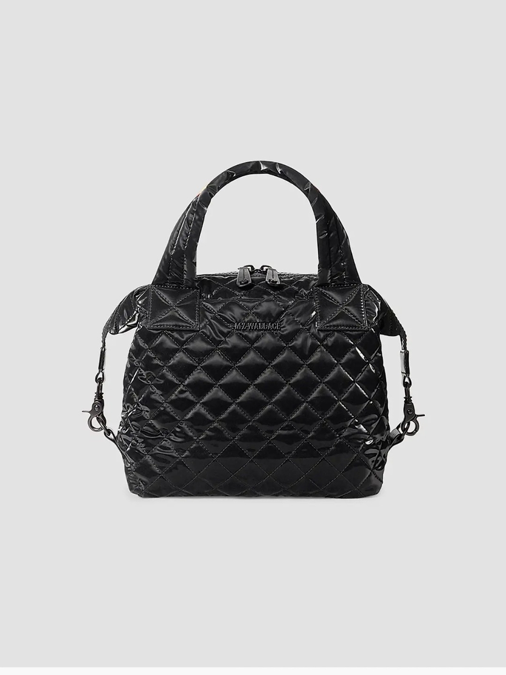 MZ Wallace Small Sutton Deluxe in Black Lacquer